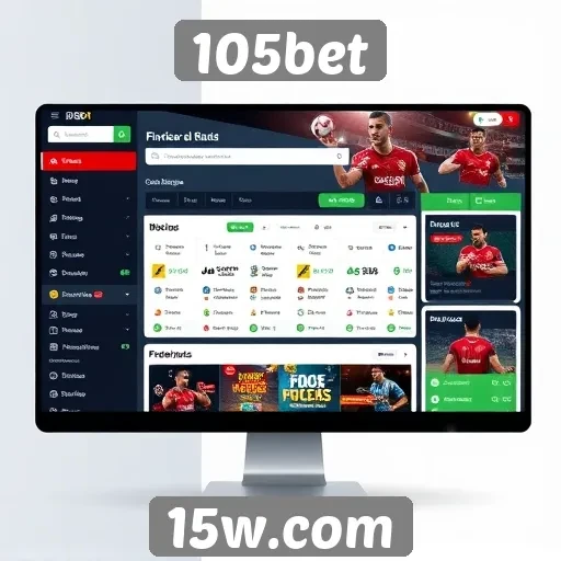 Avaliação da interface e experiência do usuário no 105bet