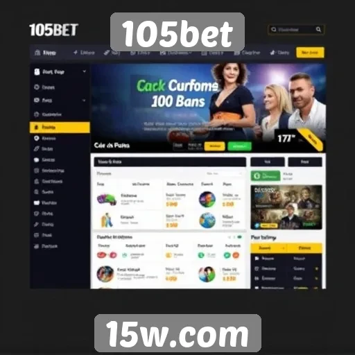 Facilidade de uso da interface do site 105bet