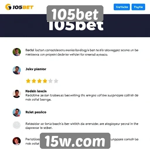 Experiência do usuário no site 105bet avaliada por jogadores